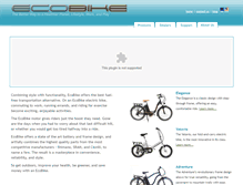 Tablet Screenshot of ecobike-usa.com
